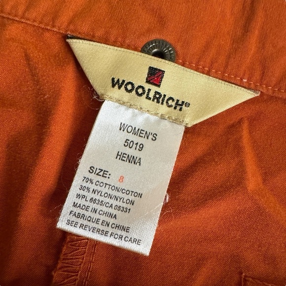 Woolrich Skirt Ruched Sides Henna Burnt Orange Color Women's Size 8 - Picture 3 of 8